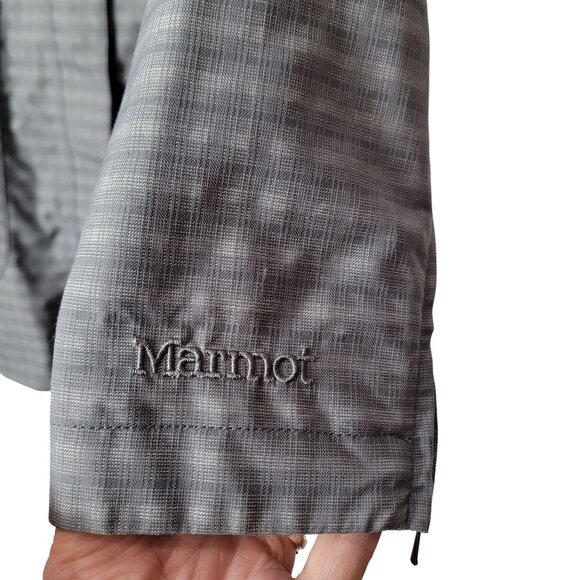 Marmot Womens Membrain Gray Plaid Jacket M - Picture 6 of 13